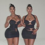 Tight Dress Supplier - OEM Spring Heart Metal Button Hollow Dress