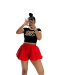 Bubble Shorts Manufacturer - OEM Double-Layer Fluffy Strap Shorts