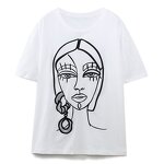 Cardigan T-shirt Supplier - OEM Print Mesh Lace Casual T-shirt