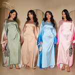 Party Dress Supplier - OEM Dubai Gradient Bat Sleeve Robe Dress