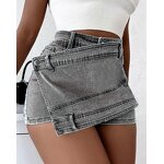 Denim Skirt Supplier - OEM Sexy Dynamic Casual A-line Skirt