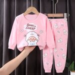 Kids Clothing Set Manufacturer - OEM Solid Tops Denim Trousers 3Pcs Set