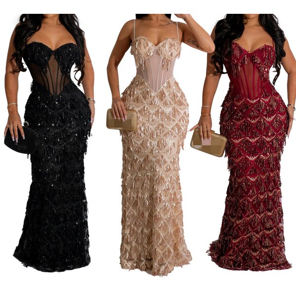 Tube Top Dress Factory - OEM Summer Sexy Backless High Slit Dress