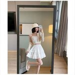 Satin Skirt Factory - OEM Elegant Short High Waist Silk Skirt