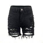 Denim Shorts Manufacturer - OEM Chic Button Detail Women Skirt