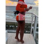 Three Piece Set Supplier - OEM Summer Contrast Color Tracksuit Set