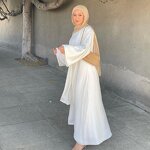 Muslim Dress Supplier - OEM Dubai Summer Three Piece Open Abaya