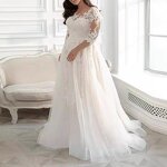 Bridal Wedding Dress Supplier - OEM Brand New Beaded Long Sleeve Dress