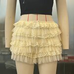 Beach Shorts Supplier - OEM Sexy Ruffled Lolita Low Waist Shorts