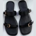 Sandals Manufacturer - OEM Summer One Word Flat Beach Slippers