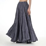 Long Skirt Factory - OEM Summer Floaty Plumper Casual Skirt