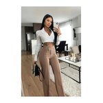 Leather Pants Supplier - OEM High-Waist Elastic Hip Leggings