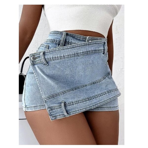Denim Skirt Supplier - OEM Sexy Dynamic Casual A-line Skirt