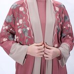 Muslim Blouses Supplier - OEM Ramadan Embroidery Chiffon Ethnic Blouses