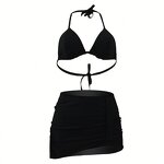 Swimwear Set Manufacturer - OEM Retro Textured 2 Piece Beachwear Set