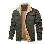 Men's Coat Manufacturer - OEM Casual Hooded Fleece Lined Washed Coat