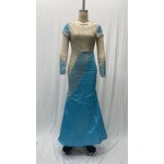 Wedding Dress Manufacturer - OEM Off-Shoulder Solid Split Satin Dress