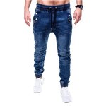 Men's Jeans Factory - OEM Stretch Knee Breaks Zipper Calf Pants