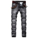 Men's Jeans Supplier - OEM Winter Padded Composite Warm Jeans