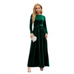 Velour Dress Manufacturer - OEM Autumn Winter Midi Crocheted Dresses