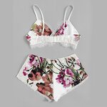 Women's Sleepwear Factory - OEM Two Pieces Silk Soft Pajamas Set