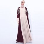 Muslim Blouses Supplier - OEM Ramadan Embroidery Chiffon Ethnic Blouses