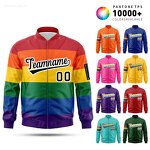 Men's Jackets Manufacturer - Wholesale Plus Size LGBT Varsity Bomber