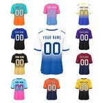 Football Rugby Shirts Manufacturer - Customized Retro Gradient Stitched