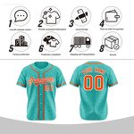 Baseball Jersey Factory - All Over Star Pattern Custom Team Name
