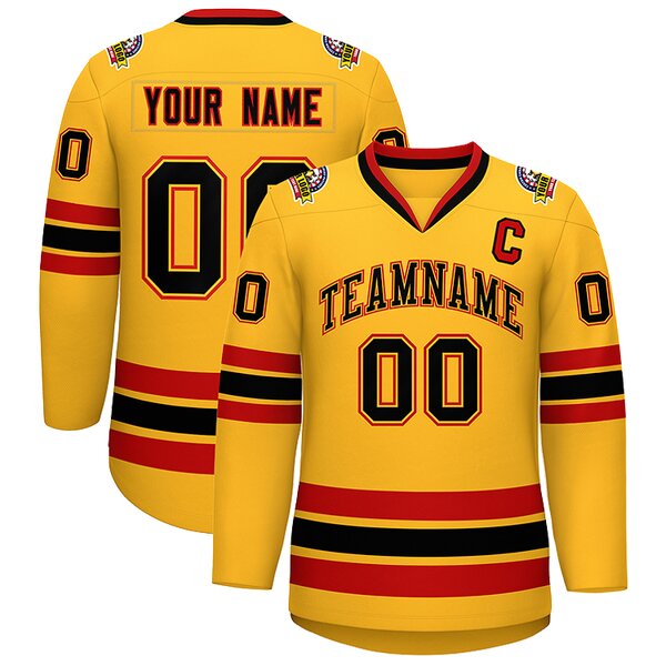 Hockey Jersey Manufacturer - Wholesale Custom Digital Printed V-Neck
