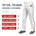 Sweat Pants Manufacturer - Best Quality White Anti-friction Team Printed