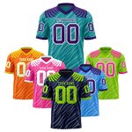 Football Jersey Factory - Wholesale Tiger Stripe Color Block Custom