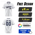 Baseball Jerseys Manufacturer - Wholesale Custom Stripe Bulk Personalized