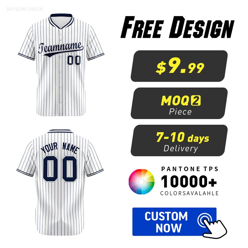 Baseball Jerseys Manufacturer - Wholesale Custom Stripe Bulk Personalized
