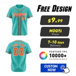 Baseball Jersey Factory - All Over Star Pattern Custom Team Name
