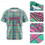Baseball Jersey Factory - High Quality Custom Button Classic Plaid