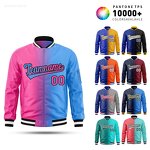 Baseball Jacket Factory - Customizable Gradient Color Team Personalized