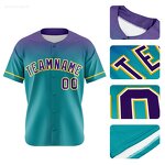 Baseball Jersey Manufacturer - High Quality Gradient Button Team Custom