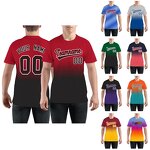 T-Shirt Factory - Wholesale Custom Oversized Gradient Short Sleeves