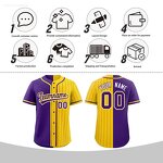 Baseball Jersey Factory - High Quantity Striped Button Closure OEM