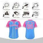 Baseball Jersey Factory - Custom Two Button Raglan Contrast Design