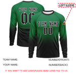 T-Shirt Factory - Wholesale Custom Oversized Gradient Long Sleeves