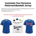 Baseball Jersey Manufacturer - Custom Polka Dot Personalized Team