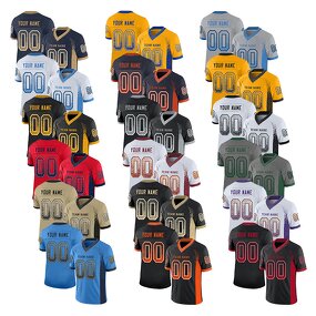 American Football Wear Factory - Customize Mesh Polyester Stitched Name