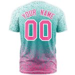 T-Shirt Manufacturer - Custom Short Sleeve Explosion Dust Gradient