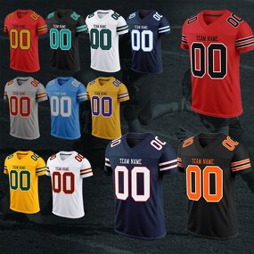 American Football Jersey Factory - 2024 Wholesale Plus Size Embroidered