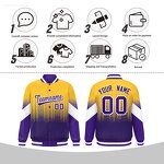 School Jacket Manufacturer - High Quality Men's University Gradient Custom