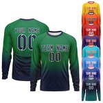 T-Shirt Factory - Wholesale Custom Oversized Gradient Long Sleeves