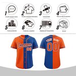 Baseball Jersey Manufacturer - Custom Striped Button Closure OEM