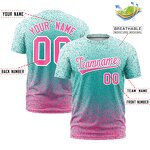 T-Shirt Manufacturer - Custom Short Sleeve Explosion Dust Gradient